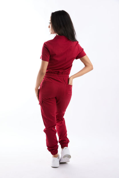 Mary K1 Six Pocket Jumpsuit Scrub