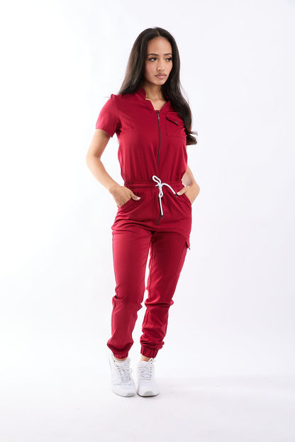 Mary K1 Six Pocket Jumpsuit Scrub