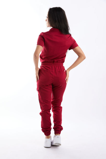 Mary K1 Six Pocket Jumpsuit Scrub