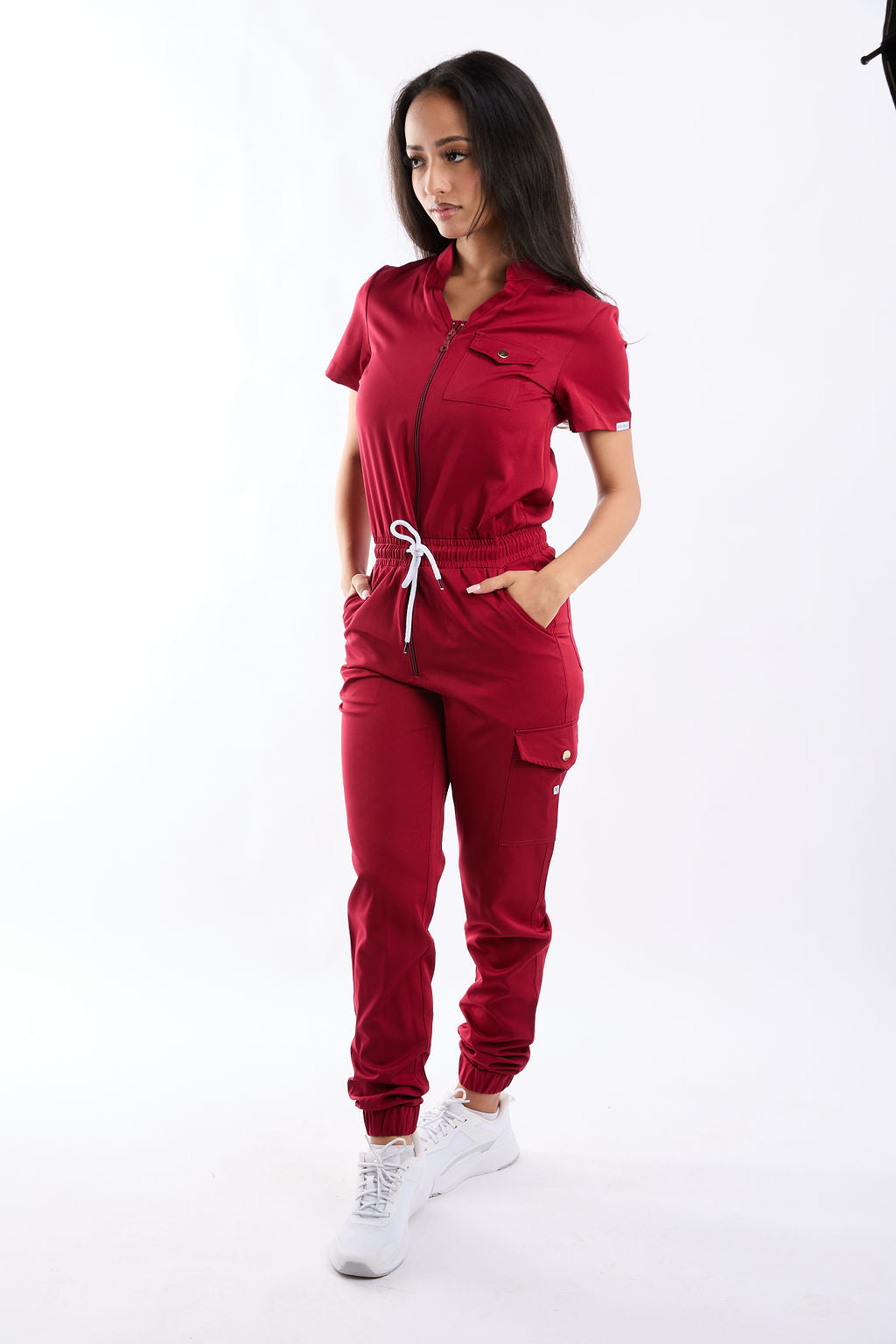 Mary K1 Six Pocket Jumpsuit Scrub