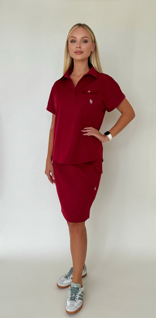 Mary K Two Pocket Scrub Skirt