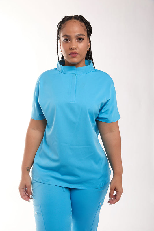 Mary A Two Pocket Scrub Top