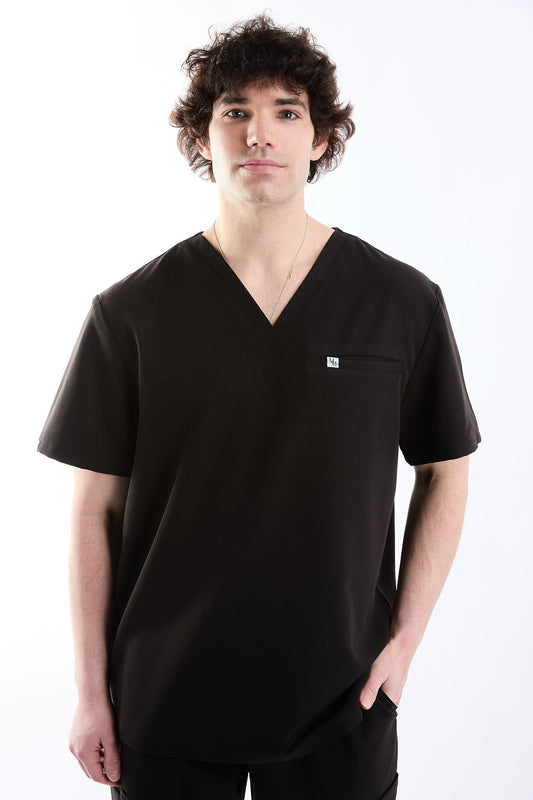 Maud C One Pocket Scrub Top