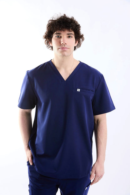 Maud C One Pocket Scrub Top