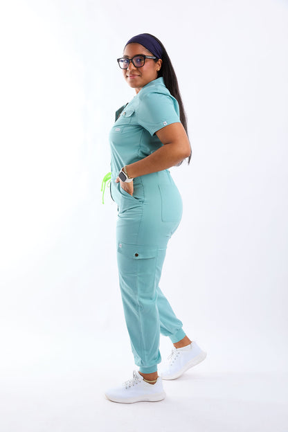 Mary C  Nine Pocket Jumpsuit Scrub