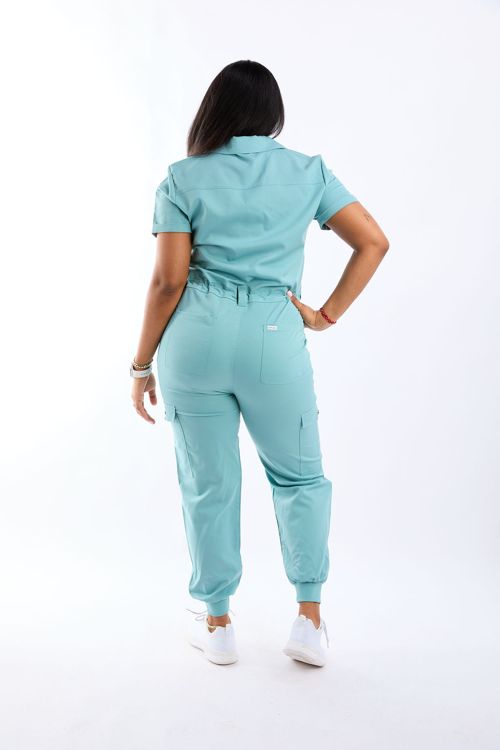 Mary C  Nine Pocket Jumpsuit Scrub